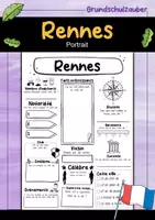 Vorschau - Stationenlernen - Rennes Fiche signalétique - Ville de France (français) - Deckblatt