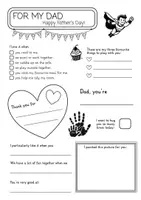 Vorschau - Arbeitsblätter - Englisch Mother’s Day & Father’s Day – Schreibanlass & Geschenk für Muttertag & Vatertag | Worksheets (inkl. neutraler Version) - Seite 3