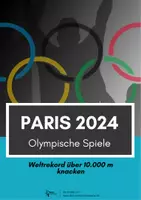 Vorschau - Arbeitsblätter - Olympische Spiele 2024 ⎮ Challenge zum Teamgeist - Weltrekord über 10.000m knacken (Arbeitsblatt und Protokoll) - Deckblatt