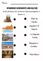 Vorschau - Arbeitsblätter - Geschichte und Kultur Spaniens - Seite 1