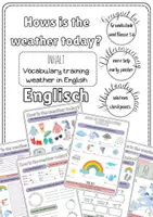 Vorschau - Arbeitsblätter - Materialpaket: Weather / Wetter (Worksheets und Tafelbilder PDF) - Deckblatt