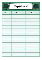 Vorschau - Poster - Materialpaket: Klassendienste - Seite 2