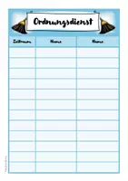 Vorschau - Poster - Materialpaket: Klassendienste - Seite 3