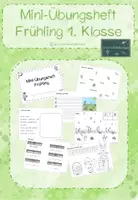 Vorschau - Arbeitsblätter - Mini-Übungsheft Frühling und Osterferien Klasse 1 - Deckblatt
