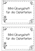 Vorschau - Arbeitsblätter - Mini-Übungsheft Frühling und Osterferien Klasse 1 - Seite 3