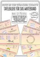 Vorschau - Präsentationen/Tafelbilder - Passende Tafelbilder TASK 2 and 3 für #1116944 "Vocabulary Weather" - Deckblatt