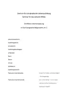 Vorschau - Stundenentwürfe - Unterrichtsentwurf Bergpredigt - Evangelische Religionslehre - Ein Leben nach der fünften Antithese Jesu - Material separat verfügbar - Seite 1