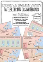Vorschau - Präsentationen/Tafelbilder - Tafelbilder für TASK 4 #1116944 zum Wortschatz "weather" Wetter - Deckblatt