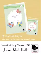 Vorschau - Arbeitsblätter - Lesetraining: Lese Mal Heft in Klasse 1/2 - Deckblatt