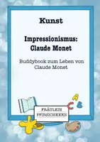 Vorschau - Mal- und Bastelvorlagen - BuddyBook zu Claude Monets Leben - Deckblatt