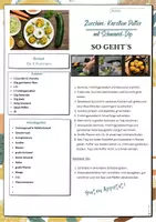 Vorschau - Arbeitsblätter - Rezept Zucchini-Karotten-Puffer - Seite 1