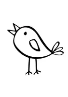 Vorschau - Arbeitsblätter - Fensterbild Vogel Frühling, zum Ausmalen, Ausmalbild, Ausmalbilder, Kunst - Seite 2