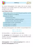 Vorschau - Unterrichtsreihen - Lineare Gleichungssysteme - Seite 2
