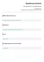Vorschau - Stundenentwürfe - Our teacher Mr. G - Lesetagebuch - Lektüre in Englisch - Seite 1