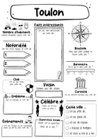 Vorschau - Stationenlernen - Toulon Fiche signalétique - Ville de France (français) - Seite 1