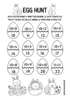 anteprima - Esercizi - Egg hunt per la classe prima - Pagina 3