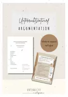 Vorschau - Stundenentwürfe - Unterrichtsentwurf Argumentation - Bestandteile verschiedener Argumente sortieren und zuordnen - Pro-Kontra-Battle - Material separat verfügbar - Deckblatt