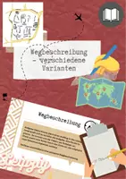 Vorschau - Arbeitsblätter - Übung Wegbeschreibung - verschiedene Varianten - Deckblatt
