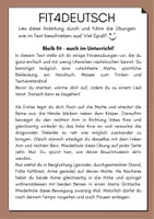 Vorschau - Arbeitsblätter - Bewegung im Unterricht - Deutsch und Bewegung und Sport - Deckblatt