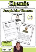 Vorschau - Arbeitsblätter - Chemie | Joseph John Thomson | PDF + H5P - Seite 2