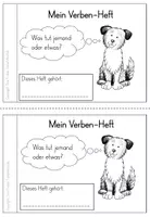 Vorschau - Stationenlernen - Hunde Arbeitsheft Verben Deutsch 2.Klasse 3.Klasse - Seite 1