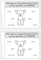 Vorschau - Stationenlernen - Hunde Arbeitsheft Verben Deutsch 2.Klasse 3.Klasse - Seite 2