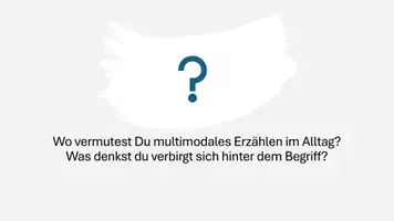 Vorschau - Präsentationen/Tafelbilder - Präsentation & Unterrichtseinstieg: Multimodales Erzählen: Figurengestaltung, Handlungsaufbau, erzählerische und ästhetische Gestaltung in verschiedenen Erzählformaten - Seite 1