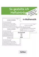 Vorschau - Arbeitsblätter - So gestalte ich Hefteinträge: Mathematik - Deckblatt