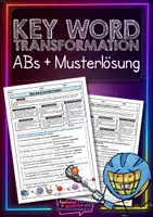 Vorschau - Arbeitsblätter - Key word transformation • ABs + Musterlösung - Deckblatt