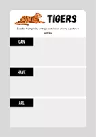 anteprima - Altro tipo di materiale - Science Animal Research Report for Kids - Tigers - Pagina 2
