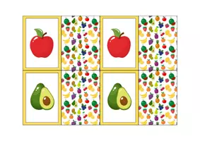 Aperçu - Jeux - Le memory des fruits - Page 1