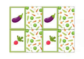 Aperçu - Jeux - Le memory des légumes - Page 1