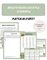 Vorschau - Unterrichtsreihen - Abenteuergeschichten schreiben (1) - Deckblatt