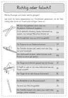 Vorschau - Arbeitsblätter - Leseübungen zum sinnentnehmenden Lesen: Instrumente - Seite 1