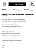 Vorschau - Arbeitsblätter - Zeitformen in Englisch & Deutsch Materialpaket - Seite 1
