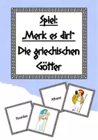 Vorschau - Spiele - Die griechischen Götter - "Merk es dir!" (Spiel) - Deckblatt