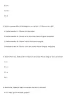 Vorschau - Arbeitsblätter - 40 Multiple-Choice-Fragen zum Präsens in der deutschen Grammatik - Seite 2