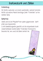 Vorschau - Spiele - Lernspiel Kindergarten: Grafomotorik und Zählen (Hexe / Halloween) - Seite 1