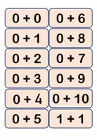 Vorschau - Spiele - Addition Zahlenraum 10: Kopfrechnen-Karten - Seite 2