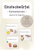 Vorschau - Spiele - Einsteckkarten zum Kennenlernen (deutsch und englisch) - Deckblatt