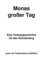 Vorschau - Text - Schulanfang - Monas großer Tag - Deckblatt
