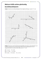 Vorschau - Arbeitsblätter - Physik - Kräfteparallelogramm Mechanik - Übungen, Zusammenfassung, etc. - Seite 3