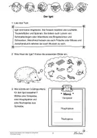 Vorschau - Arbeitsblätter - 6x Lesespaß für Fertig-Rufer - Waldtiere - Seite 2