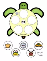 Vista previa - Juegos / Gamificación - Tortugas de Silabas con la letra T - página 3