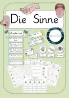 Vorschau - Unterrichtsreihen - Die Sinne - differenzierte und handlungsorientierte Unterrichtseinheit - Deckblatt