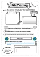 Vorschau - Unterrichtsreihen - Die Zeitung- Ein Heft zur Erarbeitung- komplette Unterrichtseinheit - Seite 3