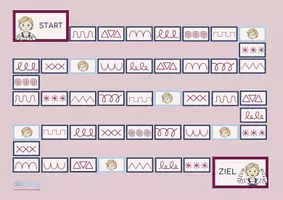 Vorschau - Arbeitsblätter - Materialpaket: Drei Schwungübungs-Brettspiele - Seite 2