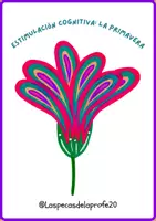 Vista previa - Hojas de trabajo - ESTIMULACIÓN COGNITIVA: COLORES Y PRIMAVERA - Portada