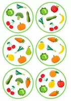 Aperçu - Jeux - Binômes des fruits et légumes - Page 2