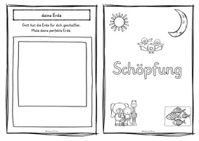 Vorschau - Unterrichtsreihen - Schöpfung - Arbeitsheft - Klasse 1-4 - Seite 1